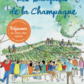 Affiche "Banquets de la Champagne"