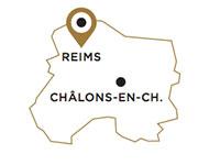 Carte Reims