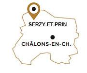 Carte Serzy-et-Prin