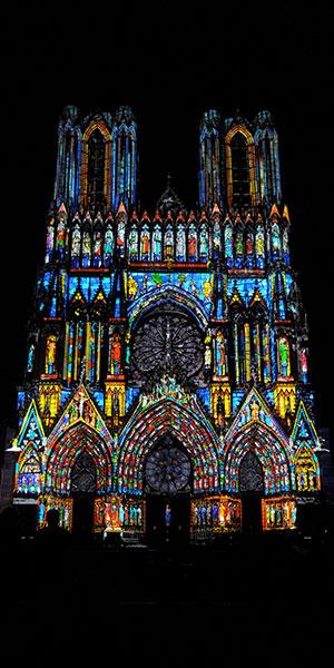 Rêve de couleurs - Cathédrale de Reims